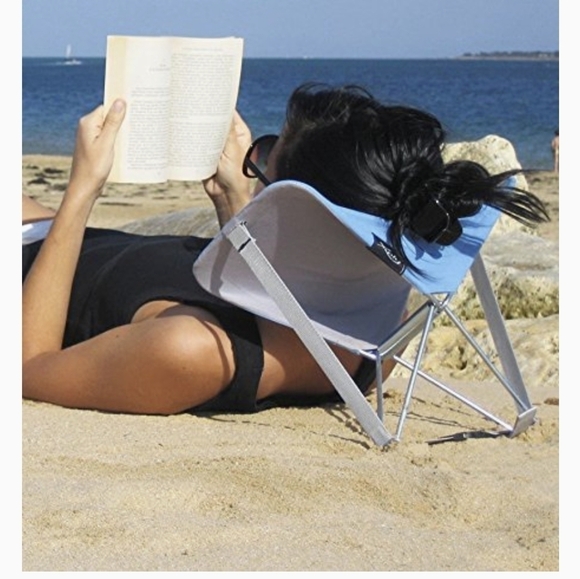 Beach rest by y -ply portable, back, foot, neck rest, Red New in box - Picture 9 of 14